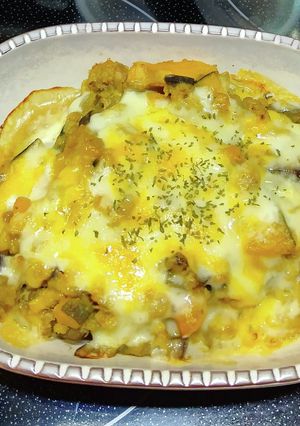 なすとかぼちゃのチーズ焼き-レシピのメイン写真