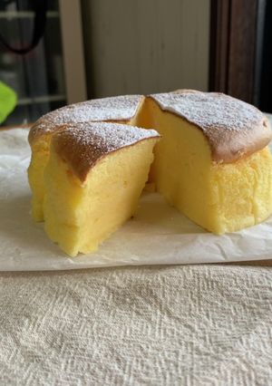 スフレチーズケーキ-レシピのメイン写真