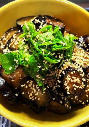 ナスたっぷりナス丼-レシピのメイン写真