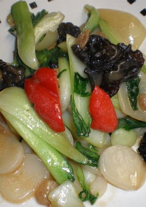 干しエビ入りもち野菜炒め-レシピのメイン写真