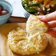 レンジで1分♪簡単オートミールチーズナン