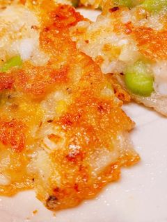 モチモチ!エビとジャガイモのお焼き -レシピのメイン写真