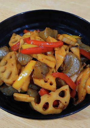 ご飯が進む☆ごろごろ野菜のきんぴら-レシピのメイン写真