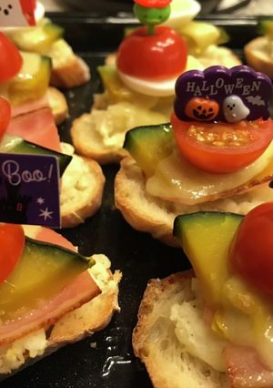 グリュイエールチーズのバゲット前菜-レシピのメイン写真