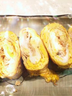 ツナ入り卵焼き-レシピのメイン写真