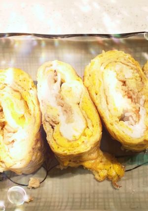 ツナ入り卵焼き-レシピのメイン写真