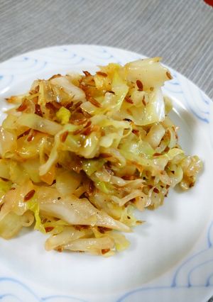 キャベツのクミンシード炒め-レシピのメイン写真