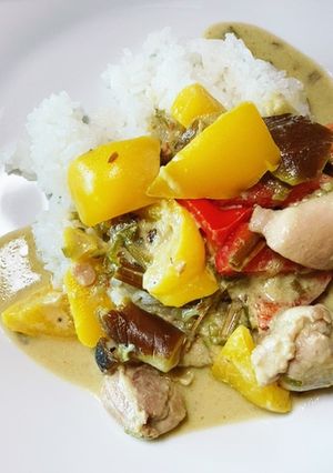 メナモミグリーンカレー-レシピのメイン写真