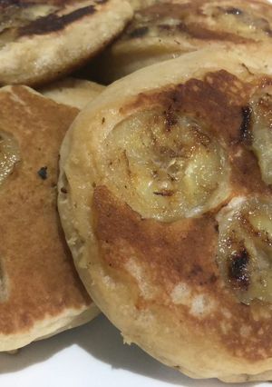 焼きバナナパンケーキ-レシピのメイン写真