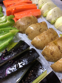 主役が逆さま!夏野菜のグリル-レシピのメイン写真
