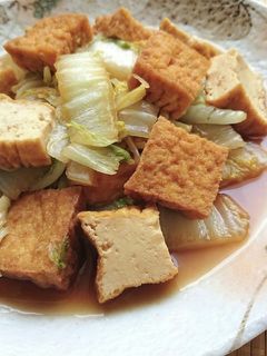 煮汁のしみた白菜と厚揚げのほっこり煮-レシピのメイン写真