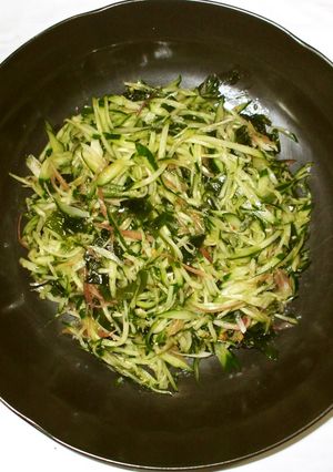 茗荷わかめサラダ♪簡単漢方夏の食養生-レシピのメイン写真