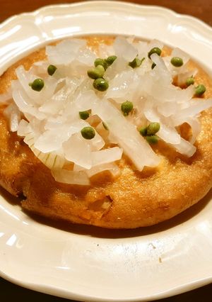簡単おつまみ焼きがんもどき 発酵玉葱-レシピのメイン写真