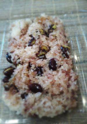 赤そら豆でお赤飯-レシピのメイン写真