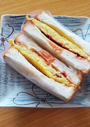 韓国屋台風トースト-レシピのメイン写真