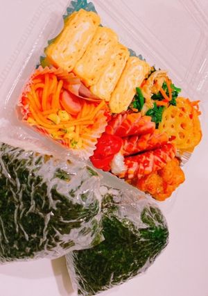 弁当　使い捨て容器　#おウチにあるもので-レシピのメイン写真