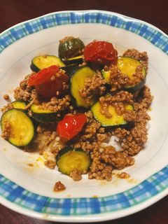 ズッキーニ丼-レシピのメイン写真