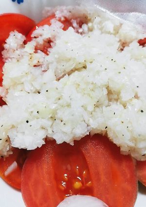 トマトと新玉ねぎのサラダ-レシピのメイン写真