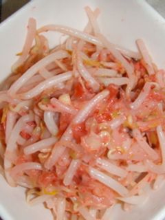 もやしの*ウメマヨ*炒め-レシピのメイン写真