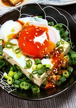 韓国風温泉たまネギ冷奴-レシピのメイン写真