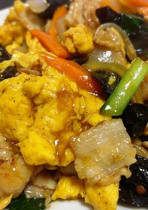 理想の木須肉（きくらげと豚肉の卵炒め）-レシピのメイン写真