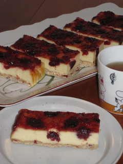 シナモン風味★クランベリーチーズケーキ-レシピのメイン写真
