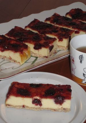 シナモン風味★クランベリーチーズケーキ-レシピのメイン写真