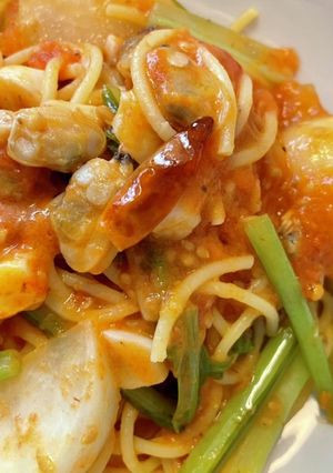 冷凍あさりで簡単！蕪のボンゴレロッソ-レシピのメイン写真