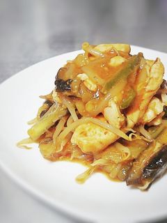 【初心者向け】鶏肉とナスのピリ辛炒め-レシピのメイン写真