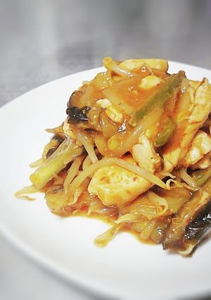 【初心者向け】鶏肉とナスのピリ辛炒め-レシピのメイン写真