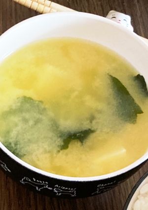 一番簡単!レンジで味噌汁♡(白だし使用)-レシピのメイン写真