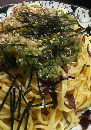 山形出汁の冷たいパスタ-レシピのメイン写真