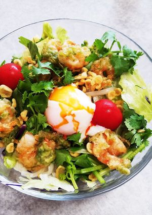 ヤミツキ！アジアン風サラダうどん-レシピのメイン写真