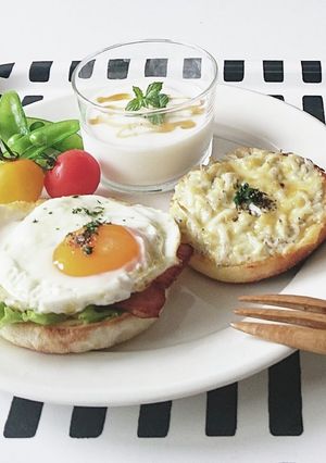 マフィンでワンプレートランチ-レシピのメイン写真