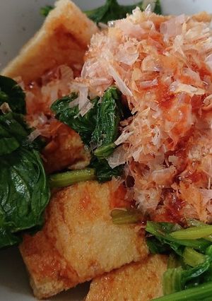 めちゃくちゃ簡単！ほうれん草と油揚げ-レシピのメイン写真