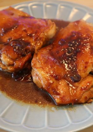 食べ応え抜群！一枚肉のチキンステーキ-レシピのメイン写真