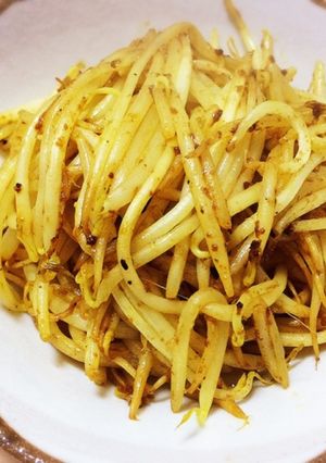 簡単おかず:もやしのバター醤油ソテー-レシピのメイン写真