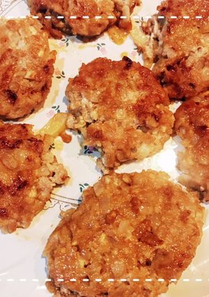 豆腐で簡単！自家製つくねバーグ-レシピのメイン写真