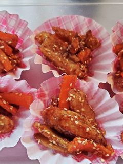 ゴボウとニンジンの甘辛揚げ-レシピのメイン写真