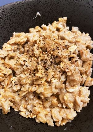 超簡単オートミール ブルーチーズ味-レシピのメイン写真