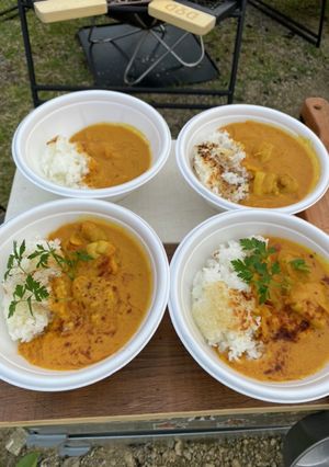 【キャンプ飯】スパイスで作るチキンカレー-レシピのメイン写真