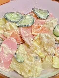 レンチン・皮ごと新ジャガイモのポテサラ-レシピのメイン写真