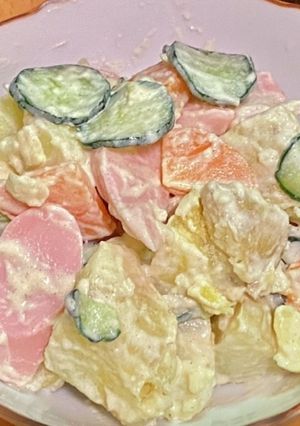 レンチン・皮ごと新ジャガイモのポテサラ-レシピのメイン写真