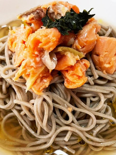 暑い夏に!さっぱりレモン蕎麦-レシピのメイン写真