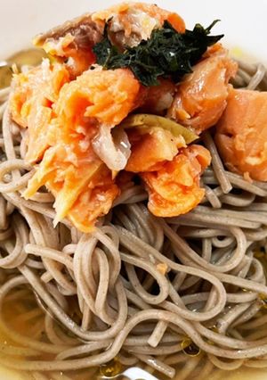 暑い夏に！さっぱりレモン蕎麦-レシピのメイン写真