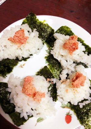 ズボラ焼きタラコおにぎり-レシピのメイン写真