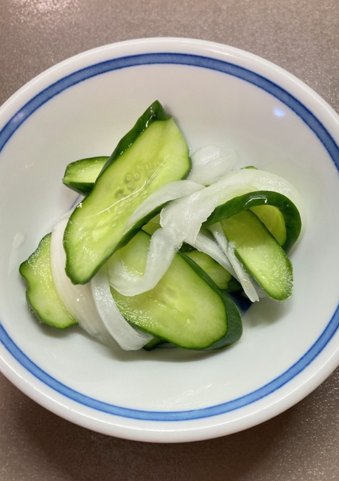 きゅうりと白玉ねぎの酢の物-レシピのメイン写真