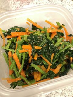 ほうれん草とにんじんの白和え-レシピのメイン写真