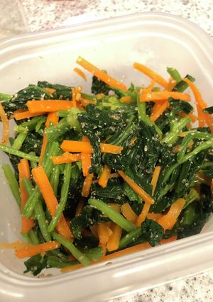 ほうれん草とにんじんの白和え-レシピのメイン写真