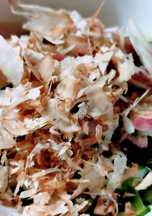 みょうがとかつお節で豪華な酢の物！-レシピのメイン写真